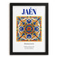 Jaén, Spain – Dream Destination Decor, in sleek black frame