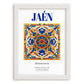 Jaén, Spain – Dream Destination Decor, placed in minimal white frame