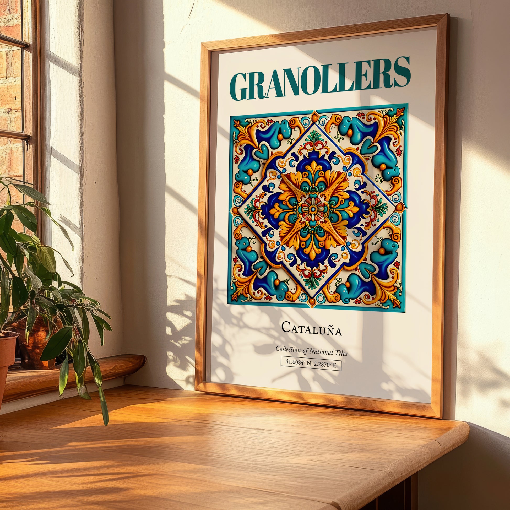 Granollers, Spain – Away From Home Poster, clean layout with no caption