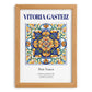 Vitoria-Gasteiz, Spain – Travel Print, set in oak frame