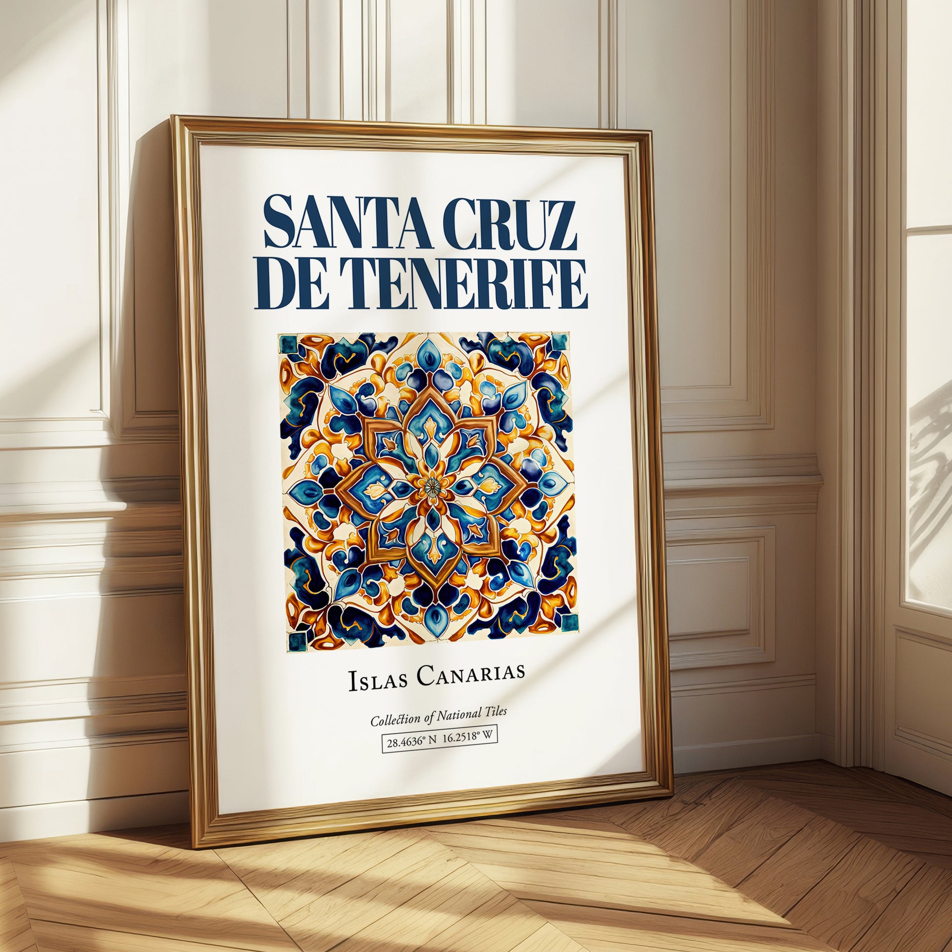 Santa Cruz de Tenerife, Spain – Travel Wall Art, styled in a charming Paris street view
