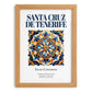 Santa Cruz de Tenerife, Spain – Travel Wall Art, set in oak frame