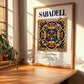 Sabadell, Spain – Cityscape Wall Art, clean layout with no caption