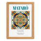 Mataró, Spain – Travel Wall Decor, set in oak frame