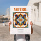Motril, Spain – Travel Wall Art, no-text version framed in wood