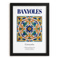Banyoles, Spain – Travel Print, in sleek black frame