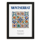 Montserrat, Spain – Cityscape Wall Art, in sleek black frame