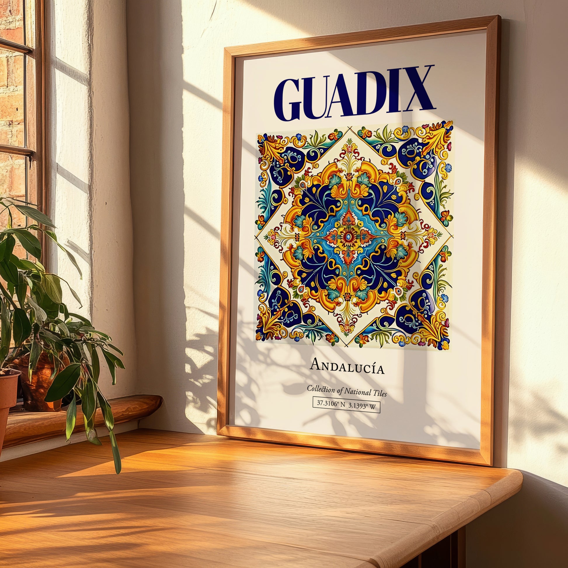 Guadix, Spain – Wanderlust-Inspired Poster, clean layout with no caption
