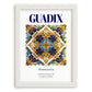 Guadix, Spain – Wanderlust-Inspired Poster, placed in minimal white frame