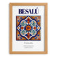 Besalú, Spain – Cultural Heritage Wall Art, set in oak frame