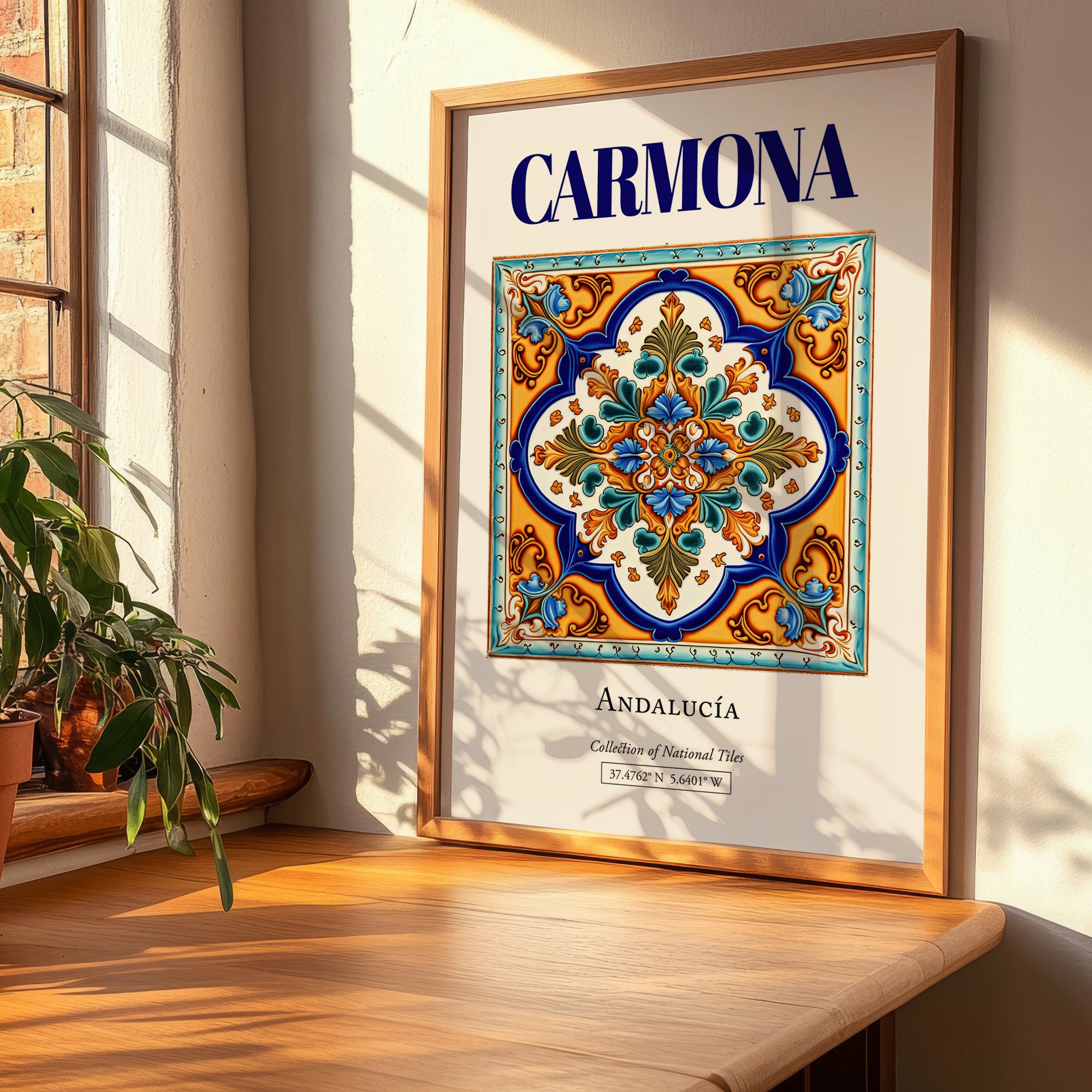 Carmona, Spain – Travel Print, clean layout with no caption