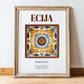 Ecija, Spain – Global Wall Art, in wooden frame leaning on the floor