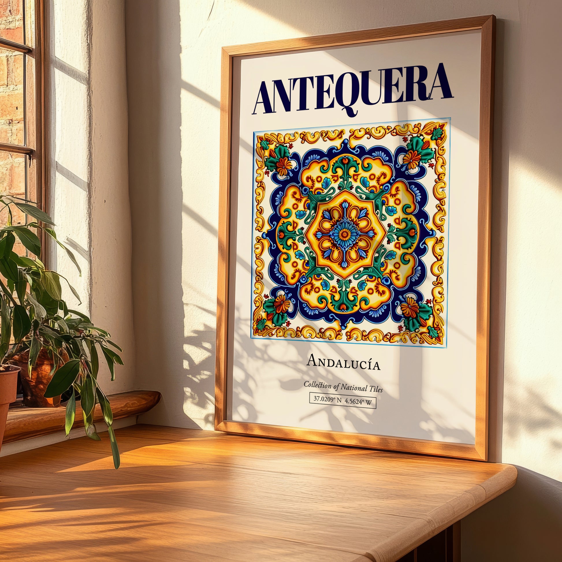 Antequera, Spain – Travel Print, clean layout with no caption