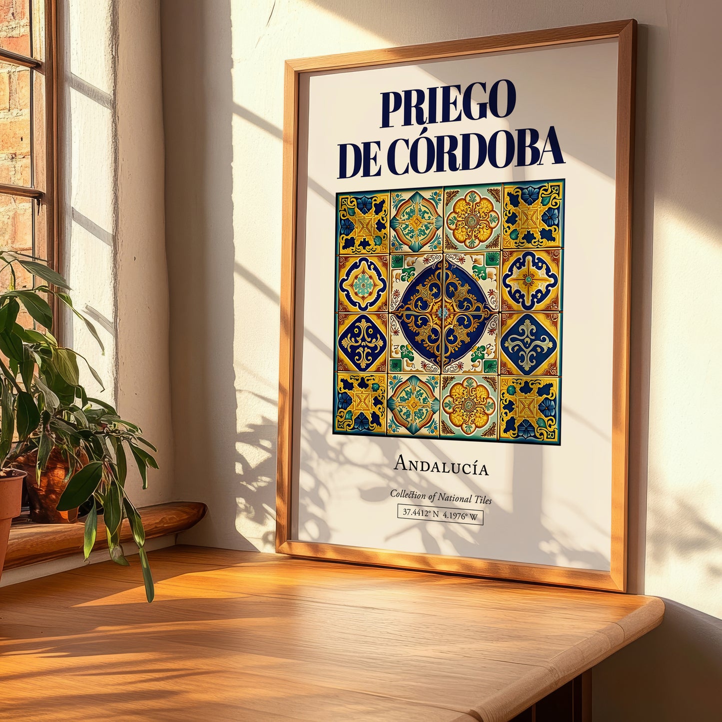 Priego de Córdoba, Spain – Travel Print, clean layout with no caption