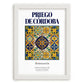Priego de Córdoba, Spain – Travel Print, placed in minimal white frame