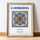La Herradura, Spain – Travel Wall Decor, in wooden frame leaning on the floor