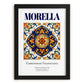Morella, Spain – Travel Poster, in sleek black frame