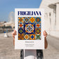 Frigiliana, Spain – Travel Destination Art, no-text version framed in wood