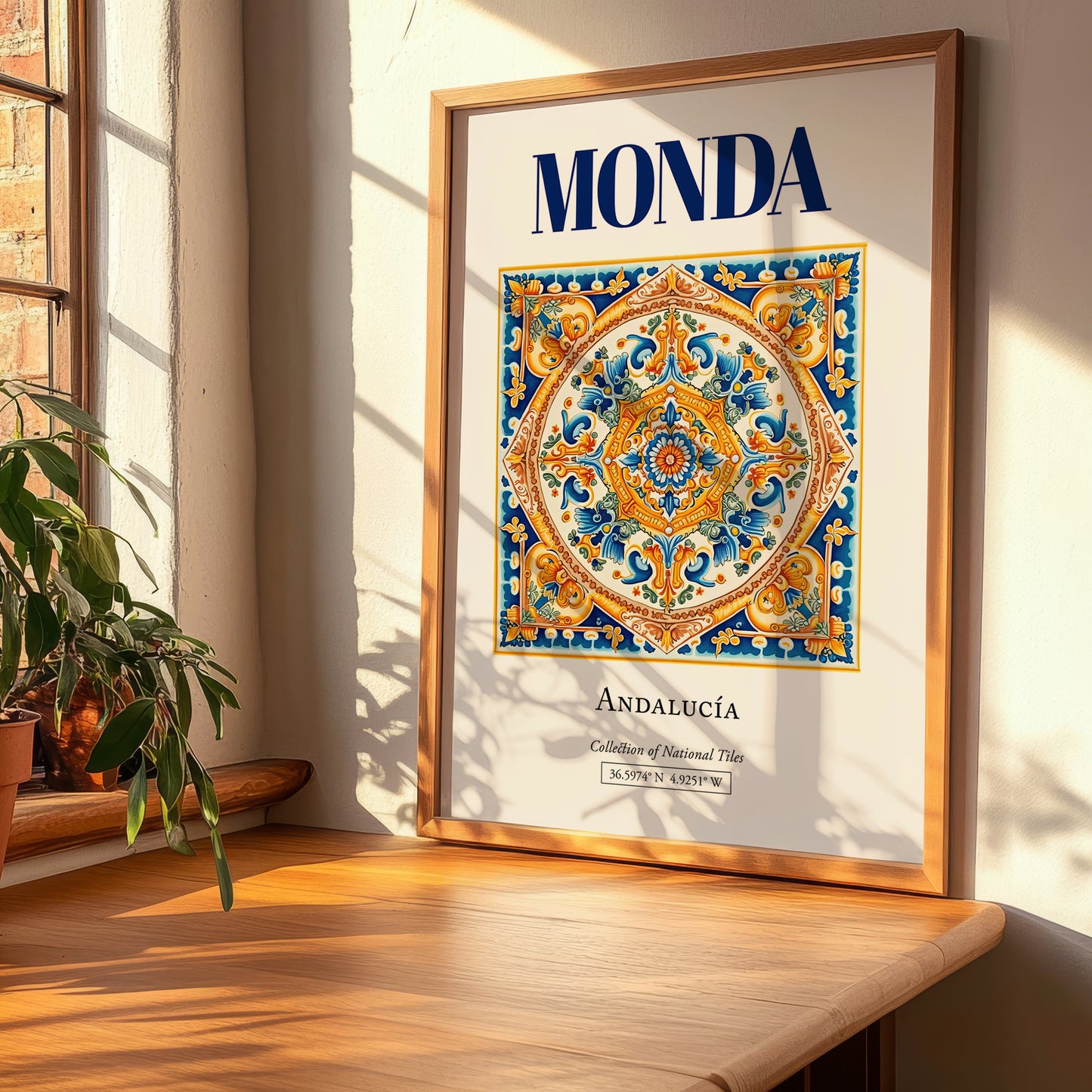 Monda, Spain – Travel Wall Decor, clean layout with no caption