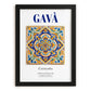 Gavà, Spain – Travel Print, in sleek black frame