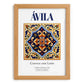 Ávila, Spain – Travel Print, set in oak frame