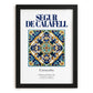 Segur de Calafell, Spain – Travel Print, in sleek black frame