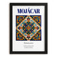 Mojácar, Spain – Travel Poster, in sleek black frame