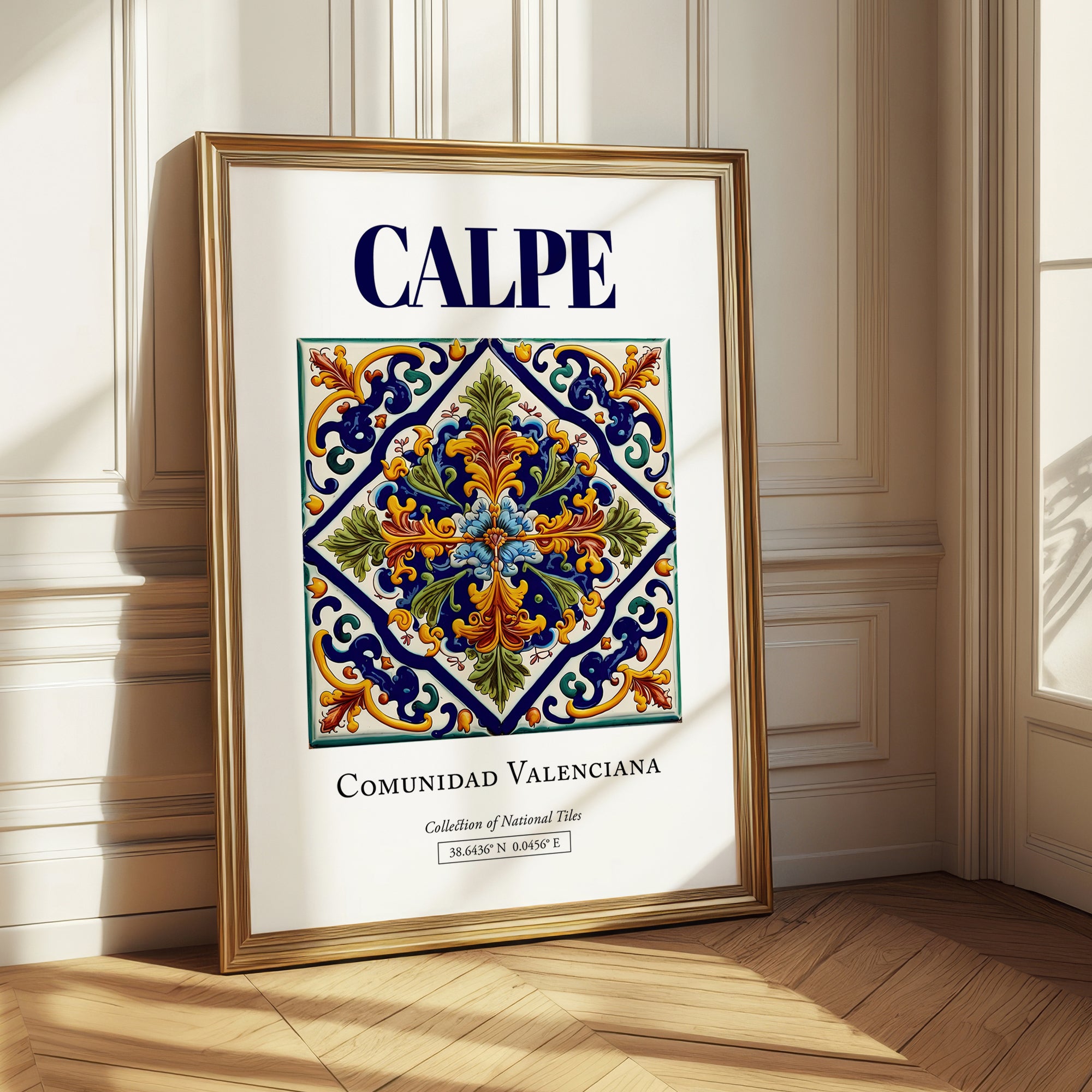 Calpe, Spain – Travel Poster, styled in a charming Paris street view