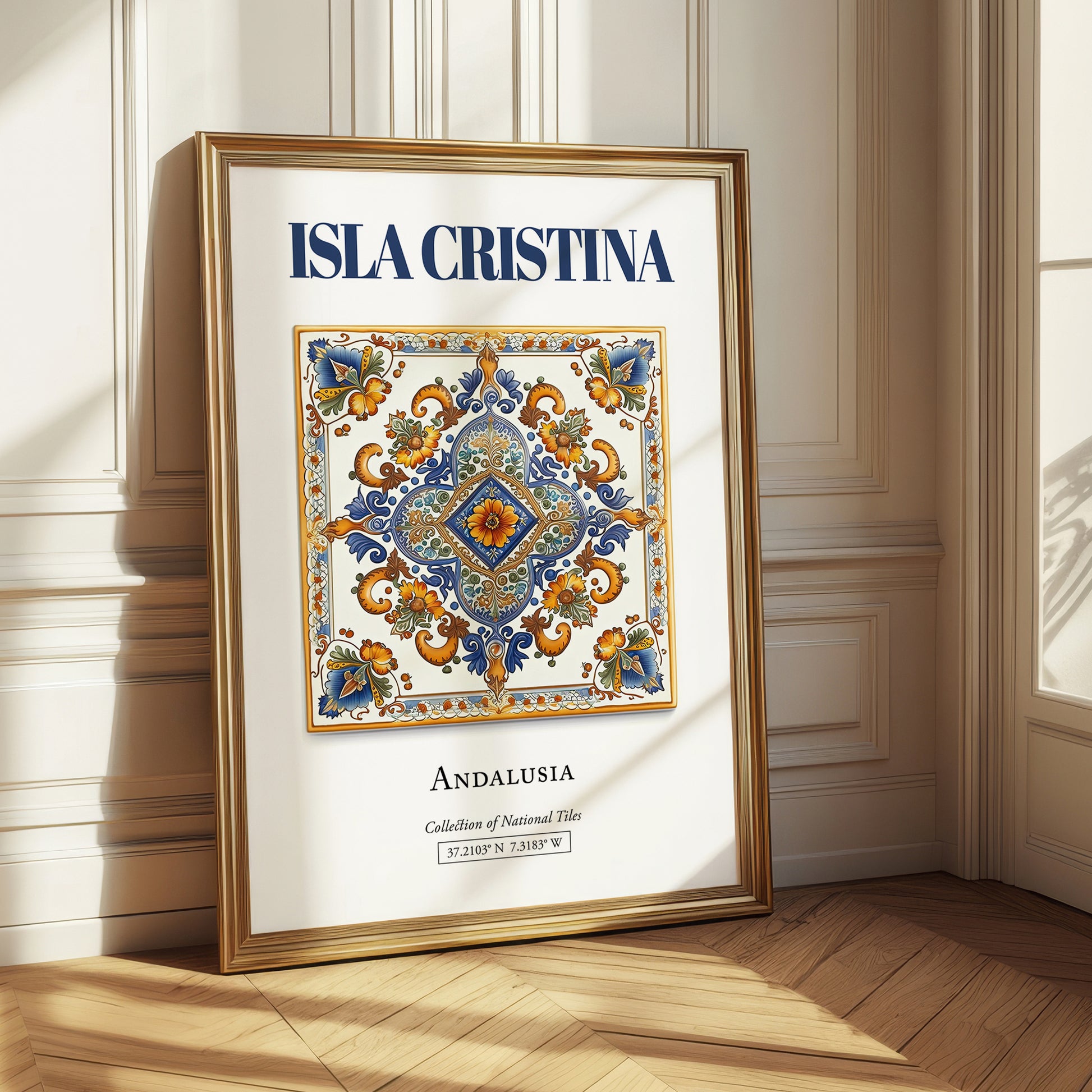 Isla Cristina, Spain – Travel Print, styled in a charming Paris street view