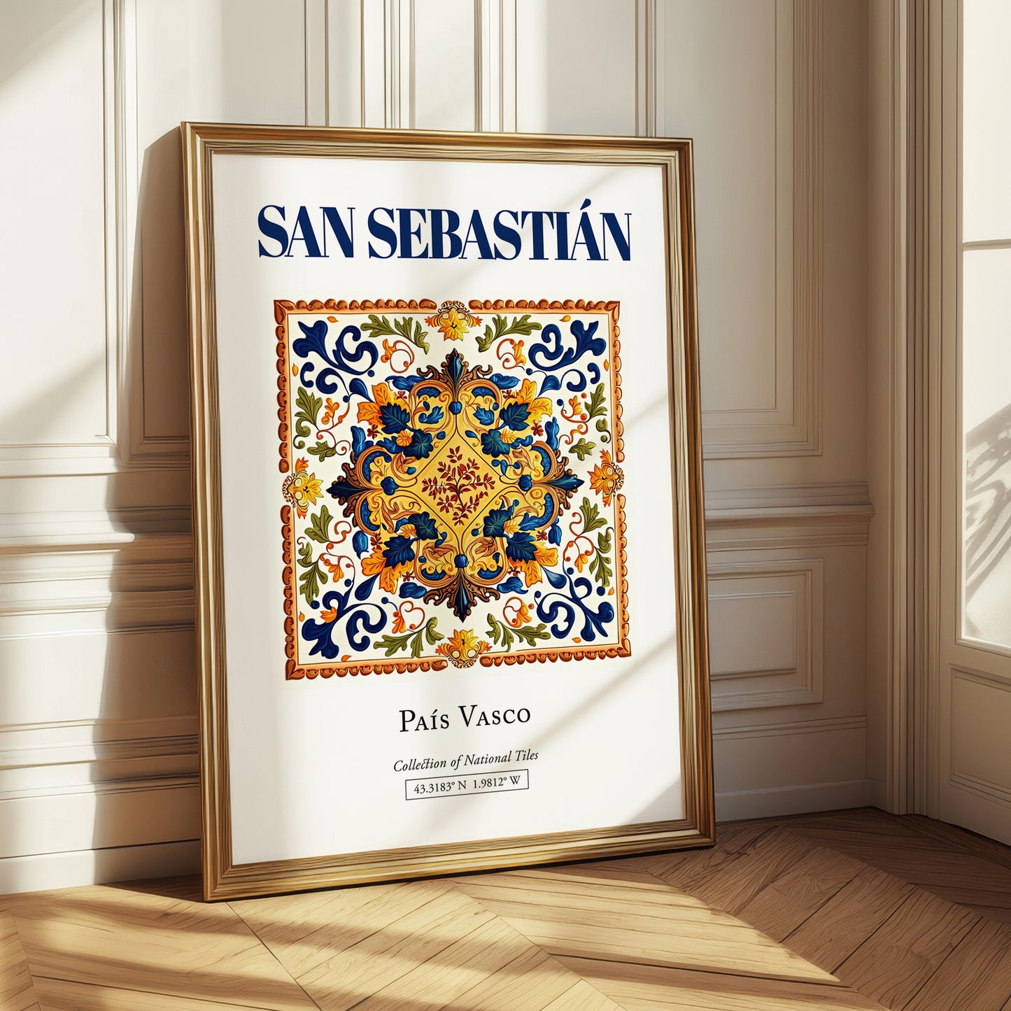San Sebastián, Spain – Wanderlust Wall Decor, styled in a charming Paris street view