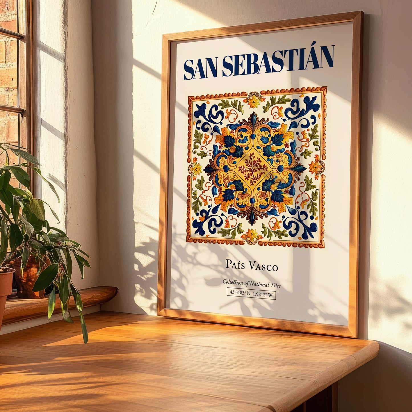 San Sebastián, Spain – Wanderlust Wall Decor, clean layout with no caption