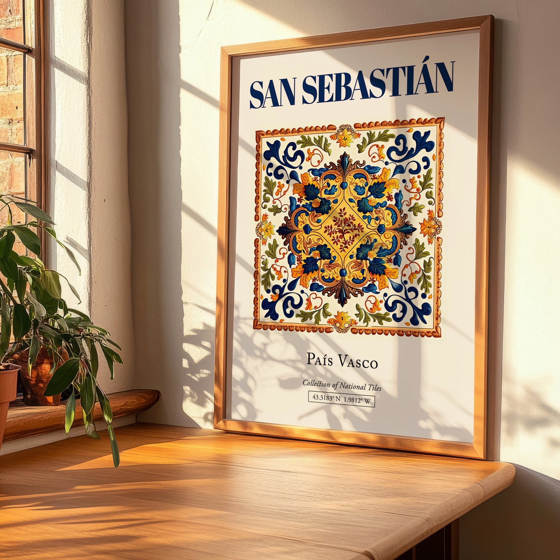 San Sebastián, Spain – Wanderlust Wall Decor, clean layout with no caption