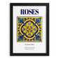 Roses, Spain – Travel Poster, in sleek black frame