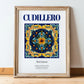 Cudillero, Spain – Travel Print, in wooden frame leaning on the floor