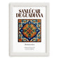 Sanlúcar de Guadiana, Spain – Travel Poster, placed in minimal white frame