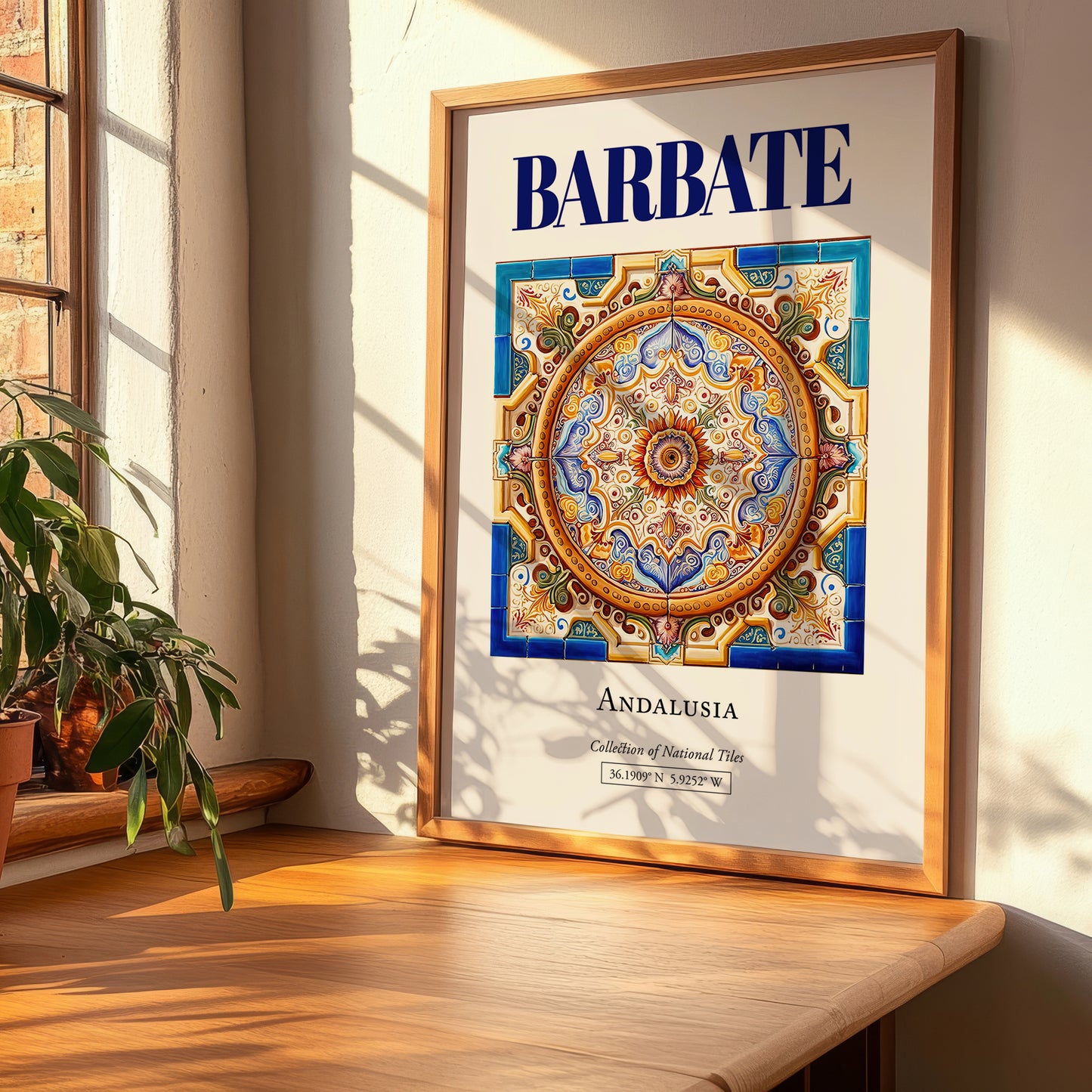 Barbate, Spain – Wanderlust-Inspired Poster, clean layout with no caption