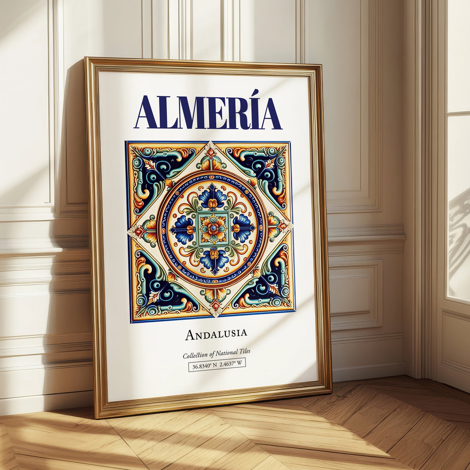 Almería, Spain – Travel Print, styled in a charming Paris street view