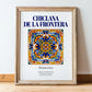 Chiclana de la Frontera, Spain – Travel Destination Art, in wooden frame leaning on the floor