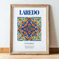 Laredo, Spain – Travel Wall Decor, in wooden frame leaning on the floor