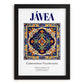 Jávea, Spain – Travel Print, in sleek black frame