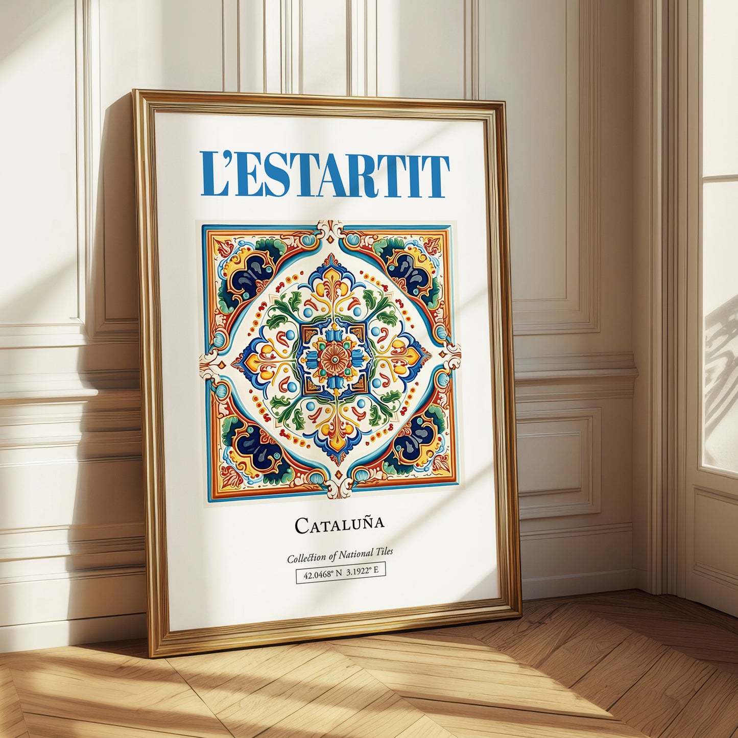 L'Estartit, Spain – Travel Wall Decor, styled in a charming Paris street view