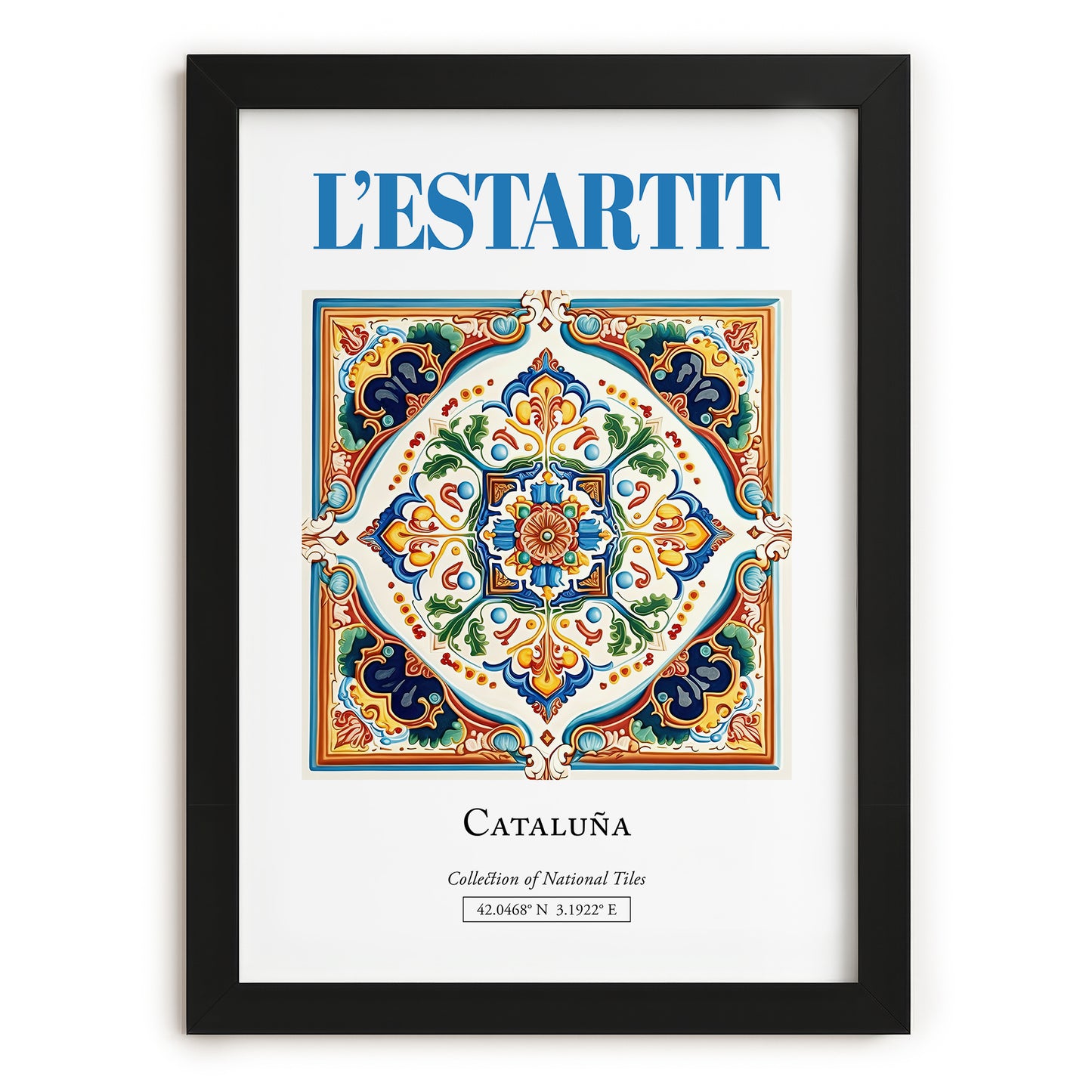 L'Estartit, Spain – Travel Wall Decor, in sleek black frame