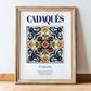 Cadaqués, Spain – Travel Print, in wooden frame leaning on the floor