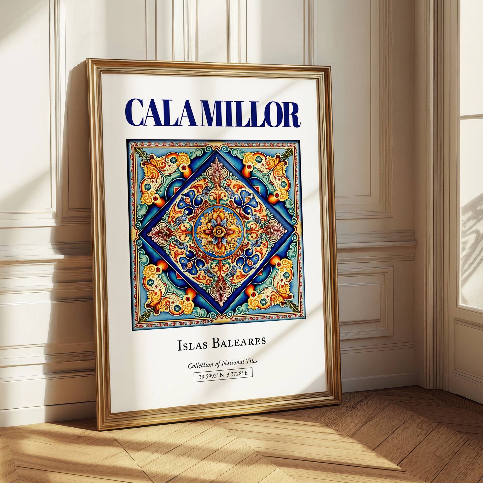 Cala Millor, Spain – Travel Wall Decor, styled in a charming Paris street view