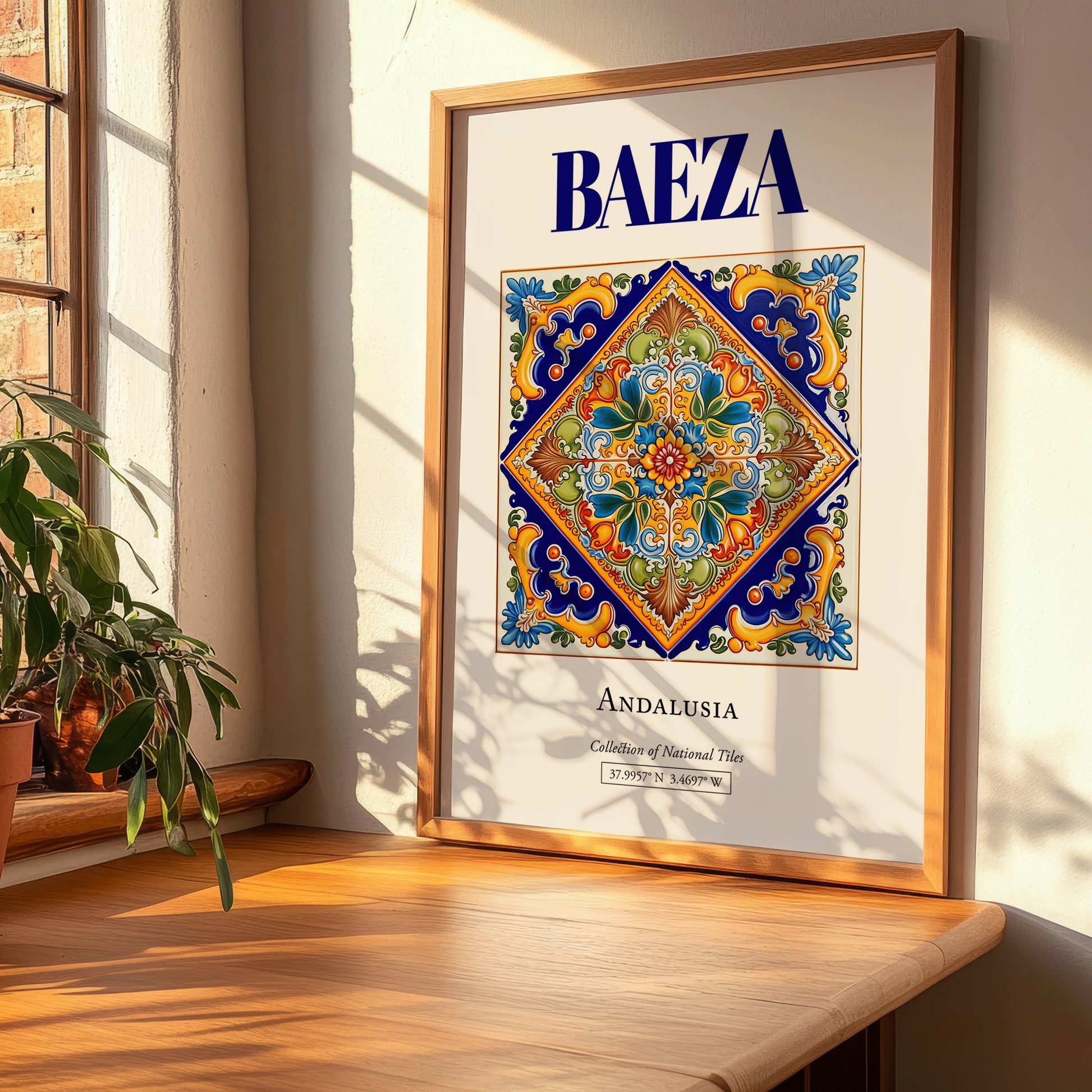 Baeza, Spain – Historic Cities Art Print, clean layout with no caption