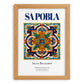 Sa Pobla, Spain – Travel Poster, set in oak frame