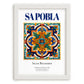 Sa Pobla, Spain – Travel Poster, placed in minimal white frame