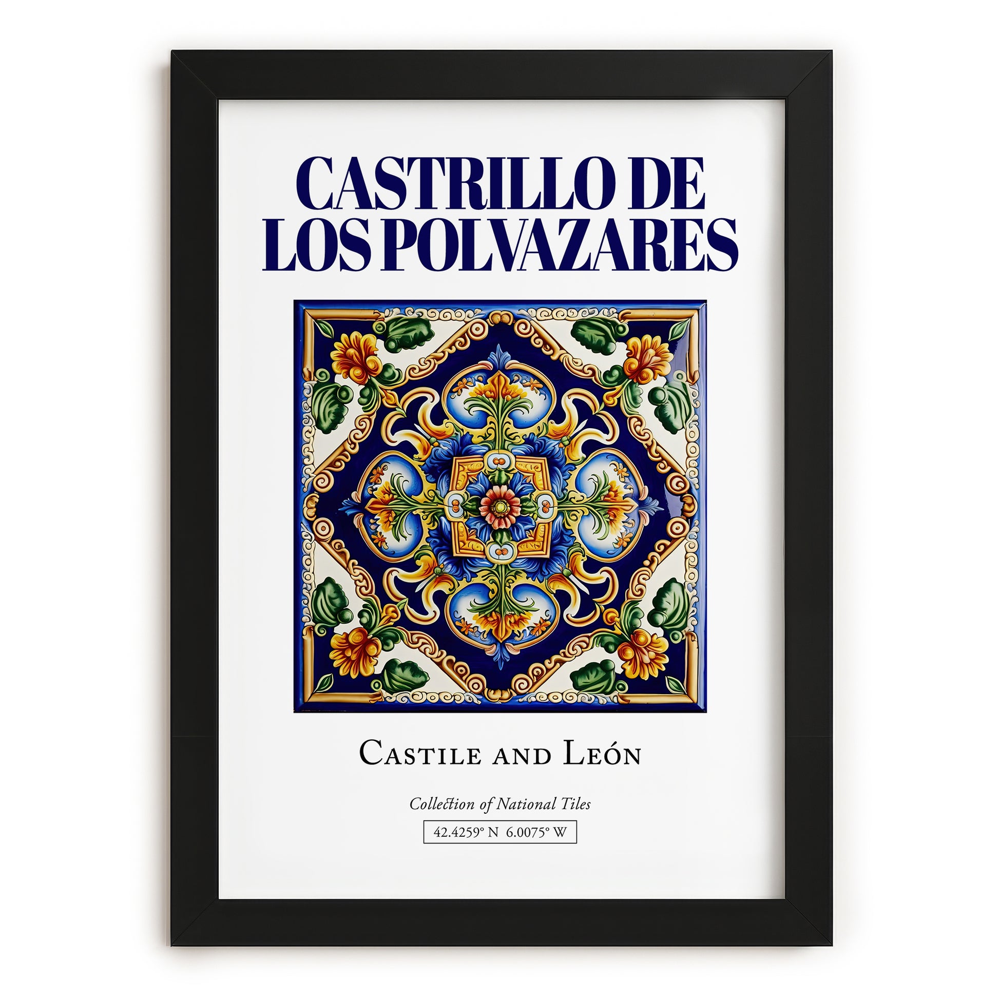 Castrillo de los Polvazares, Spain – Cityscape Wall Art, in sleek black frame
