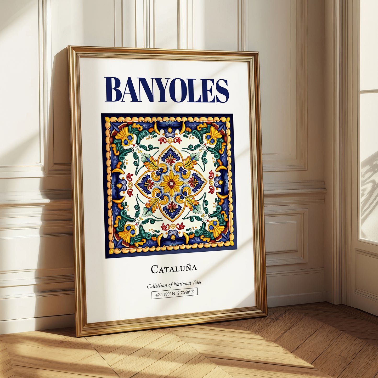 Banyoles, Spain – Travel Print, styled in a charming Paris street view