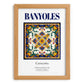 Banyoles, Spain – Travel Print, set in oak frame